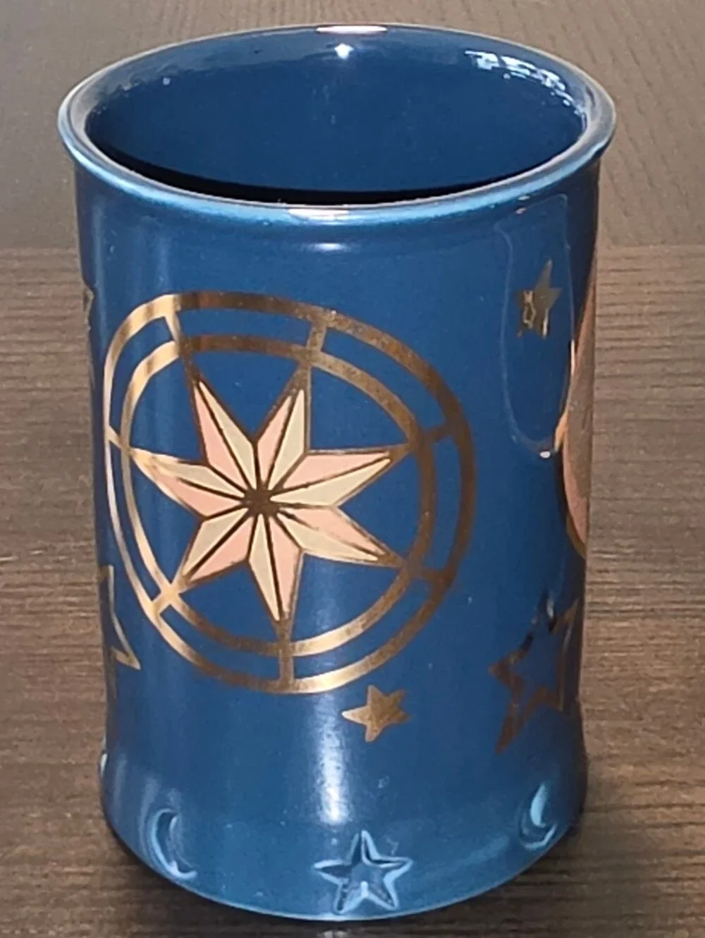 Springmaid Celestial Soap Dish And Cup Sun  Moon Y2K